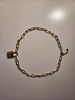 Ketting met Slot Hanger goudkleurig, My Juwellery, Overige materialen, Verstelbaar, Ophalen of Verzenden, Zo goed als nieuw