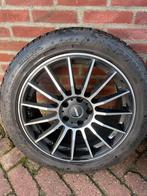 17” Lichtmetaal met winterbanden 5x112, Ophalen, Gebruikt, Banden en Velgen, 17 inch