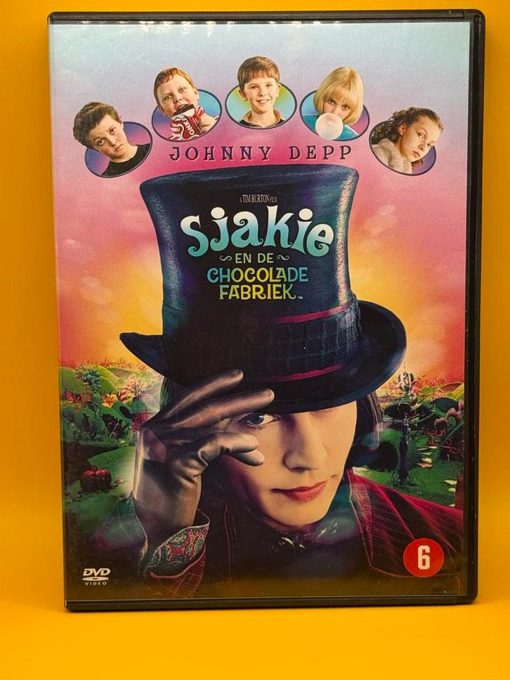 Sjakie en de Chocolade Fabriek DVD NL versie ZGAN, Cd's en Dvd's, Dvd's | Kinderen en Jeugd, Zo goed als nieuw, Overige genres