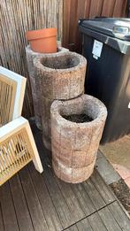 Bloembakken 14 stuks, Tuin en Terras, Ophalen, Steen, Gebruikt, Minder dan 30 cm