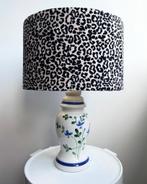 Panterprint lampenkap + voet! NIEUW, Ophalen of Verzenden, Zo goed als nieuw, Rond, Minder dan 25 cm