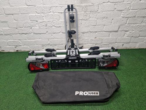 Nette Pro User Diamant fietsendrager voor 2 E-bikes 60 KG, Auto diversen, Fietsendragers, Zo goed als nieuw, Trekhaakdrager, 2 fietsen