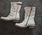 A.S.98 airstep witte laarzen amper gedragen!, Kleding | Dames, Schoenen, Ophalen of Verzenden, Zo goed als nieuw, Wit