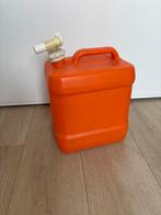 Oranje Retro Jerrycan met Kraan, Caravans en Kamperen, Ophalen of Verzenden, Gebruikt