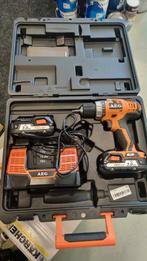 AEG Boor- en Schroefmachine 18V - Zo goed als nieuw!, AEG, Service.pt@aeg-powertools.com, 600 watt of meer, Ophalen of Verzenden