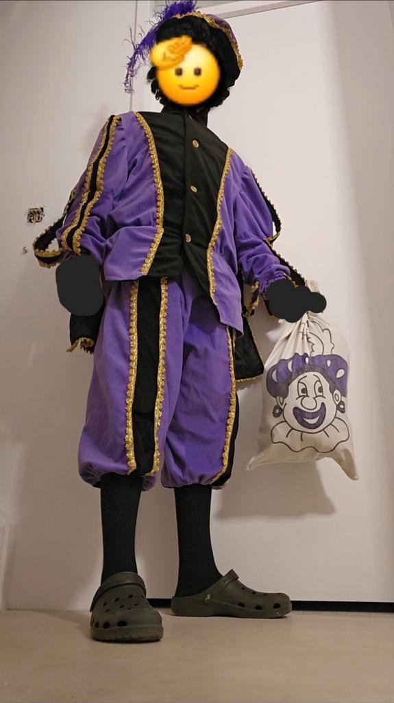 Pieten Pak/Kostuum Piet., Diversen, Sinterklaas, Zo goed als nieuw, Ophalen of Verzenden