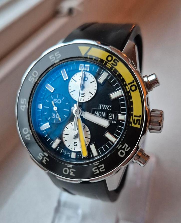IWC Aquatimer Chronograph IW376702, Sieraden, Tassen en Uiterlijk, Horloges | Heren, Gebruikt, Polshorloge, Overige merken, Staal