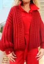 Magnifieke wijnrode wollen vest, Kleding | Dames, Truien en Vesten, Nieuw, Ophalen of Verzenden, Rood, I love Mr Mittens