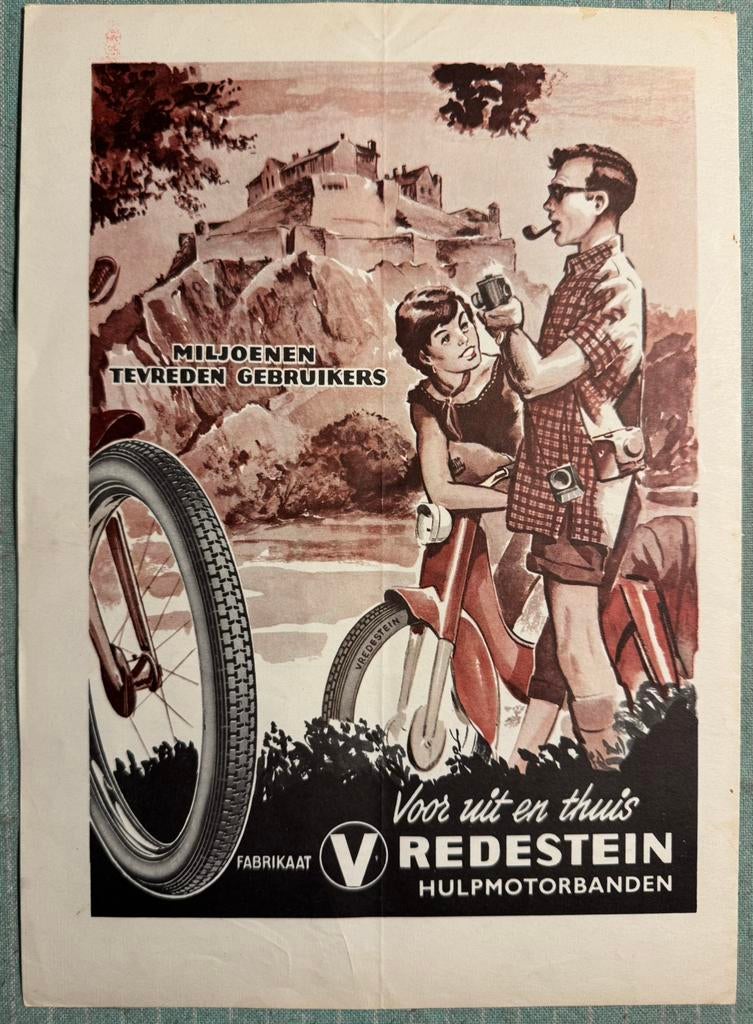 Advertentie Vredestein hulpmotor banden, Verzenden, Zo goed als nieuw, Motoren