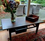 Huiskamertafel eiken 50x70x140 donkereiken., Huis en Inrichting, Tafels | Salontafels, Ophalen, 100 tot 150 cm, Klassiek, Eikenhout