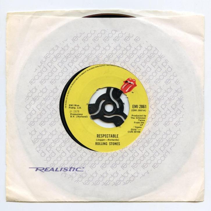 Rolling Stones - Respectable (UK), Cd's en Dvd's, Vinyl Singles, Gebruikt, Single, Rock en Metal, 7 inch, Ophalen of Verzenden