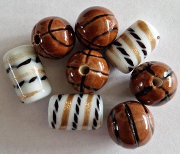 Lampwork glas kralen 16-20 mm 4 beschikbaar voor biedingen
