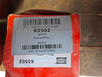 Mapco olie filter 63502 beschikbaar voor biedingen