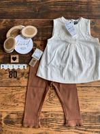 Baby meisje zomer setje bloesje creme broekje bruin maat 80, Kinderen en Baby's, Babykleding | Maat 80, Kiabi, Meisje, Nieuw, Ophalen of Verzenden