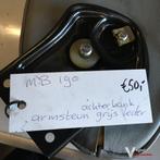 Mercedes w201 Armsteun grijs leder van de achterbank