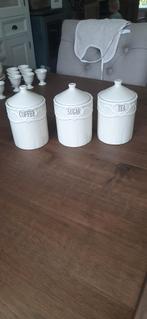 Koffie thee en suiker voorraadpotten, Huis en Inrichting, Keuken | Servies, Ophalen, Overige typen, Nieuw, Overige stijlen