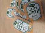 Happy Birthday thee 10x, Hobby en Vrije tijd, Theezakjes, Ophalen of Verzenden, Theezakje(s), Vol
