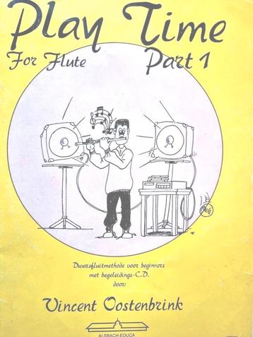 Play Time Fluit + CD - Vincent Oostenbrink beschikbaar voor biedingen