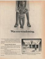 Retro reclame 1978 Mölny T luiers baby huilt niet meer, Verzamelen, Retro, Verzenden, Overige typen