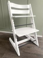 Witte STOKKE Tripp Trapp kinderstoel, Kinderen en Baby's, Kinderstoelen, Ophalen, Zo goed als nieuw