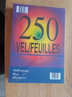 250 vellen gekleurd A4 papier, Diversen, Ophalen of Verzenden, Nieuw