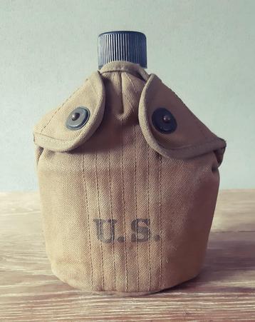 US Army Canteen Veldfles 1943/44 WW2 beschikbaar voor biedingen