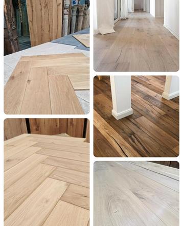 Groot Assortiment Parket en Houten Vloeren beschikbaar voor biedingen