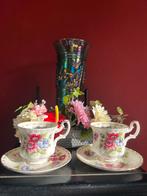 Vintage Royal Albert 'March' kop en schotel set, Ophalen of Verzenden