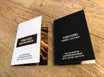 Tom Ford 2 parfumsamples Heren.Bois Pacifique/Ombré Leather., Ophalen of Verzenden, Nieuw