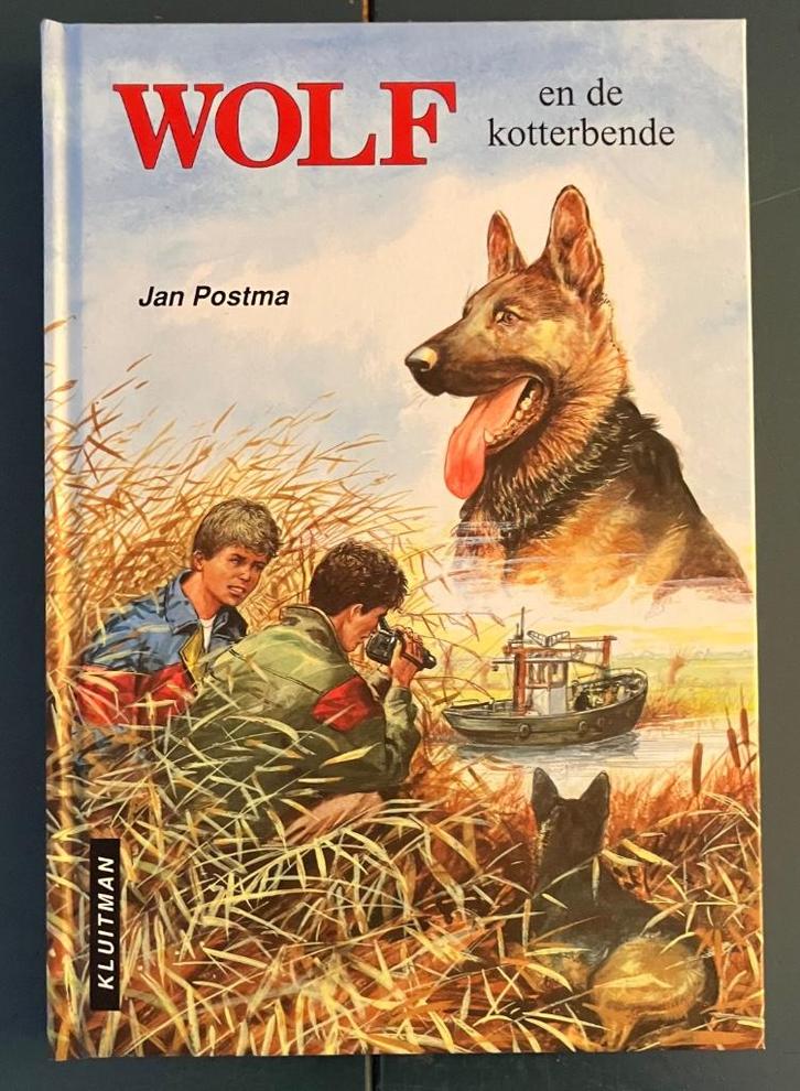Hardcover Boek; Wolf en de Kotterbende; Geïllustreerd, Boeken, Kinderboeken | Jeugd | 10 tot 12 jaar, Zo goed als nieuw, Fictie