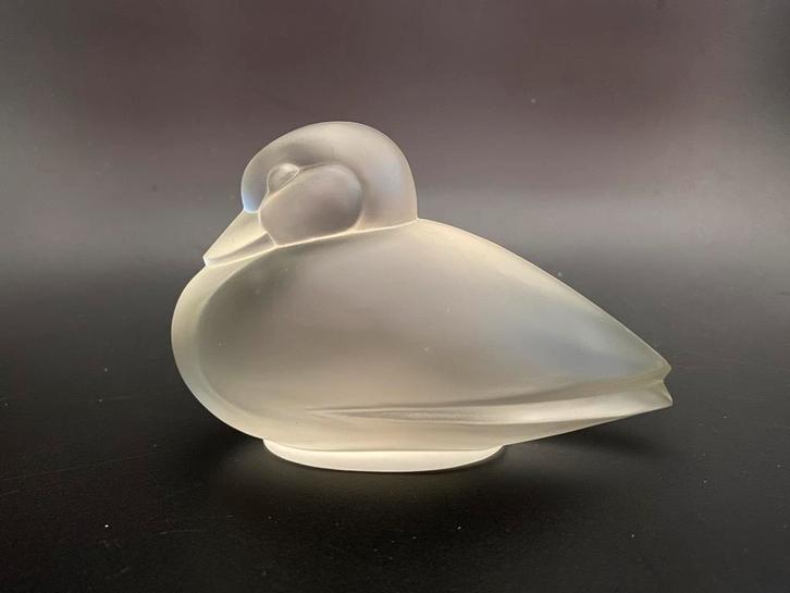 Lucienne Bloch . Leerdam glas . Gesatineerd glas ., Antiek en Kunst, Antiek | Glas en Kristal, Ophalen of Verzenden