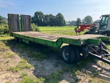 Nooteboom Dieplader Aanhanger wagen kar (bj 1980) beschikbaar voor biedingen