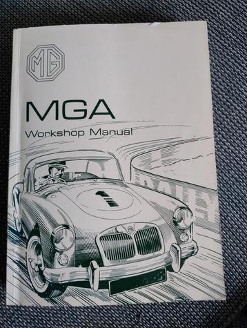 MGA Workshop manual , MGA 1500 1600 MGA 1600 mkII prima st.. beschikbaar voor biedingen