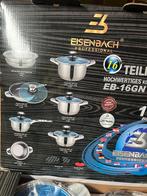 Nieuw 16 delig pannenset., Ophalen of Verzenden, Nieuw, Pannenset, Keramische plaat