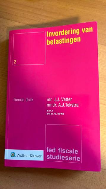 J.J. Vetter - Invordering van belastingen beschikbaar voor biedingen