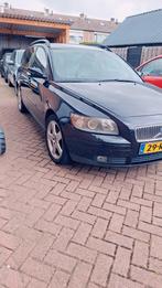 Volvo V50 1.8 2005 Zwart, Auto's, Voorwielaandrijving, 65 €/maand, 125 pk, 4 cilinders