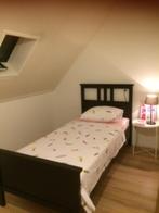 Eenpersoonsbed 90x200, zwart, Hemnes (Ikea), Huis en Inrichting, Slaapkamer | Bedden, Ophalen, 90 cm, Eenpersoons, Zwart