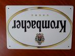 Krombacher 20x30 cm Reclamebord, Verzamelen, Biermerken, Ophalen of Verzenden, Nieuw, Reclamebord, Plaat of Schild, Overige merken