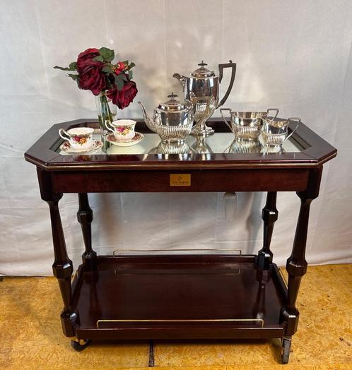 Gratis bezorging! Originele vintage Rémy Martin serveerwagen, Huis en Inrichting, Tafels | Bijzettafels, Gebruikt, Rechthoekig