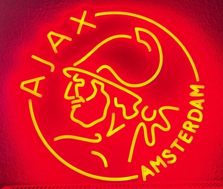 Ajax neon bord reclame lamp lichtbak XL XXL *GROOT*, Verzamelen, Merken en Reclamevoorwerpen, Nieuw, Lichtbak of (neon) lamp, Ophalen of Verzenden