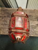 Oude Marokkaanse rode lantaarn oosters wandlamp, Ophalen of Verzenden