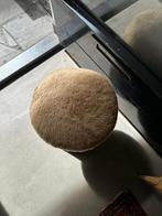 SALE: vintage design pluche kruk, voetenbank, Ophalen, Overige materialen, Gebruikt, -