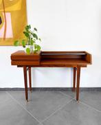 Vintage jaren 60 sidetable kastje van teakhout, Ophalen, Gebruikt