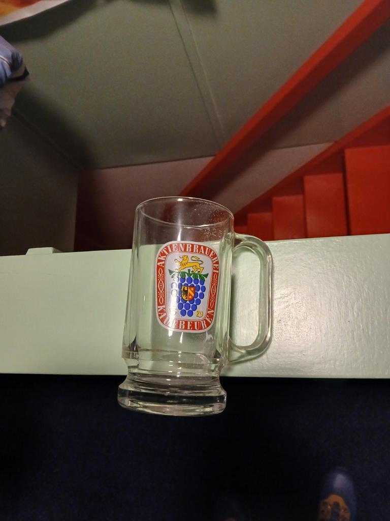 Bierpul Aktienbrauerei Kaufbeuren, Ophalen of Verzenden, Gebruikt, Bierglas