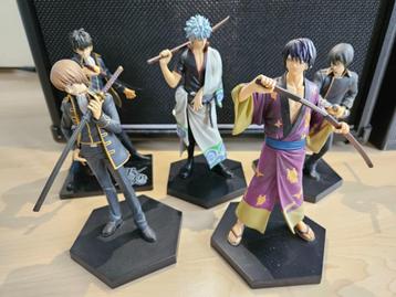 Gintama figures Gintoki, Hijikata, Okita, Takasugi, Yamazaki beschikbaar voor biedingen