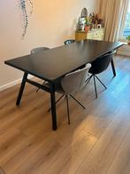 Zuiver Seth Eettafel - zwart visgraat, Huis en Inrichting, Tafels | Eettafels, Ophalen, Gebruikt, 200 cm of meer, 50 tot 100 cm