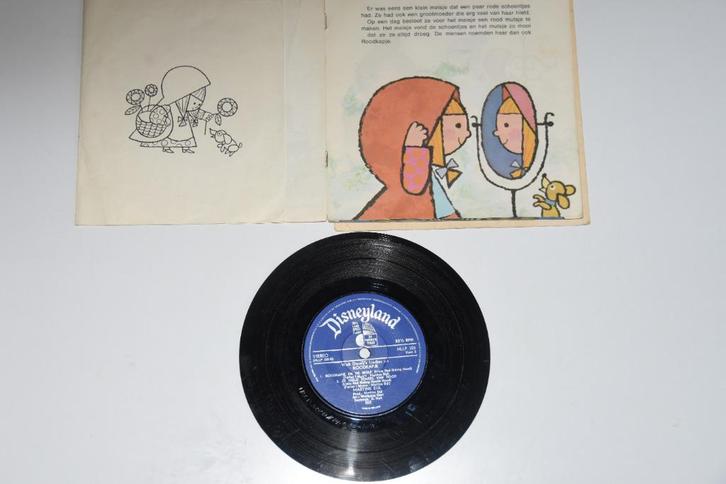 Single & boek Roodkapje Walt Disney luisterboek Martine Bijl, Cd's en Dvd's, Vinyl Singles, Gebruikt, Kinderen en Jeugd, Ophalen of Verzenden