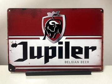 Jupiler Belgian beer reclamebord (Old Look) beschikbaar voor biedingen