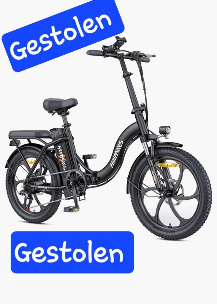 Gestolen Hillmiles MilePort 1, Fietsen en Brommers, Elektrische fietsen, Nieuw, Overige merken, Ophalen of Verzenden