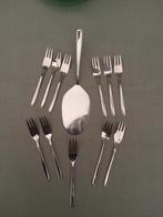 Gero Zilduro 740 Marcanti - Taartschep met 11 Taartvorkjes, Antiek en Kunst, Antiek | Bestek, Ophalen of Verzenden